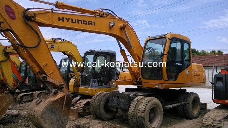 Used Hyundai Wheel Excavator HYUNDAI 130-5 Wheel Excavator FOR SALE